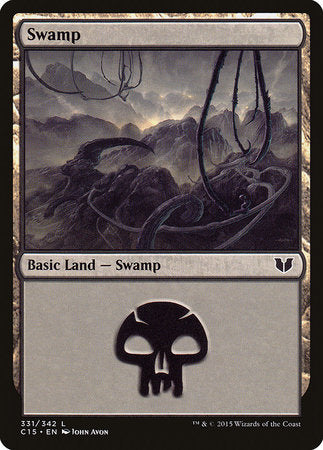 Swamp (331) [Commander 2015] | Black Swamp Games