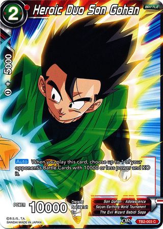 Heroic Duo Son Gohan [TB2-003] | Black Swamp Games