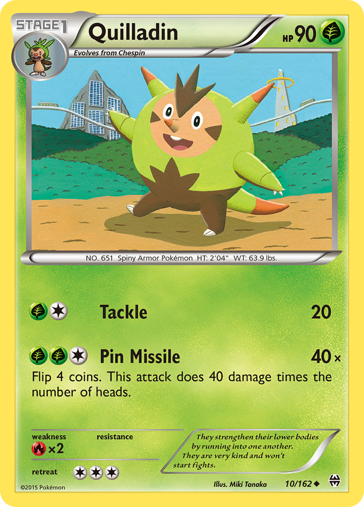 Quilladin (10/162) [XY: BREAKthrough] | Black Swamp Games