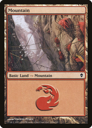 Mountain (245a) [Zendikar] | Black Swamp Games