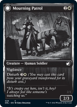 Mourning Patrol // Morning Apparition [Innistrad: Double Feature] | Black Swamp Games