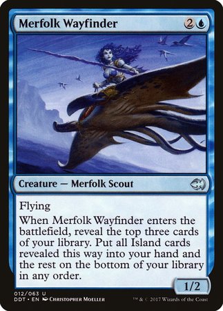 Merfolk Wayfinder [Duel Decks: Merfolk vs. Goblins] | Black Swamp Games