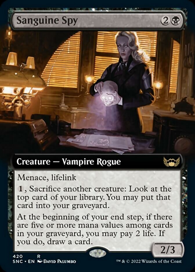 Sanguine Spy (Extended Art) [Streets of New Capenna] | Black Swamp Games