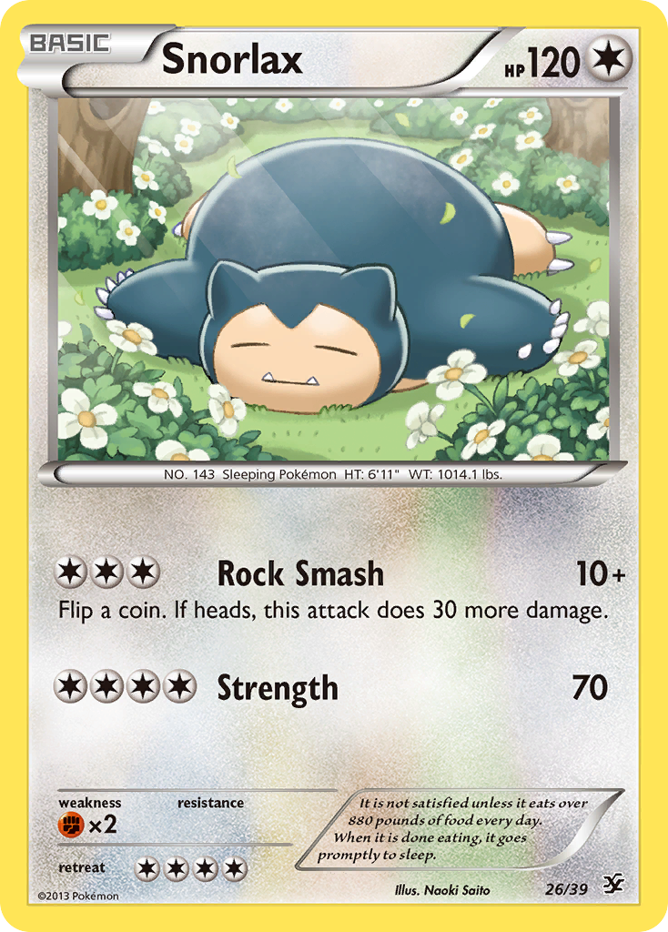 Snorlax (26/39) [XY: Kalos Starter Set] | Black Swamp Games