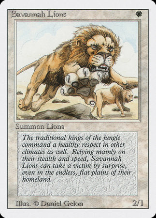 Savannah Lions [Revised Edition] | Black Swamp Games