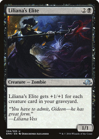 Liliana's Elite [Eldritch Moon] | Black Swamp Games