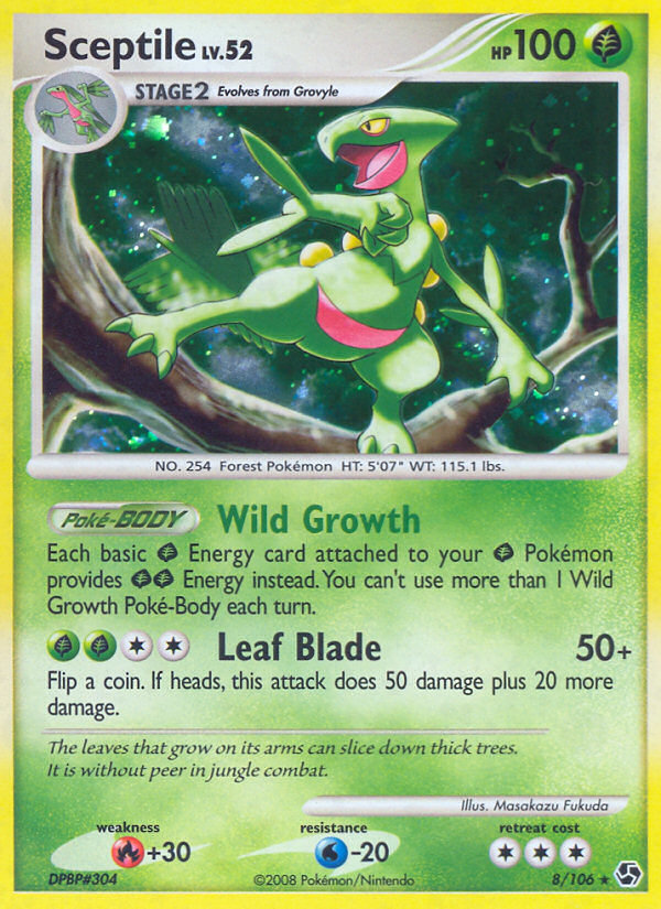 Sceptile (8/106) [Diamond & Pearl: Great Encounters] | Black Swamp Games