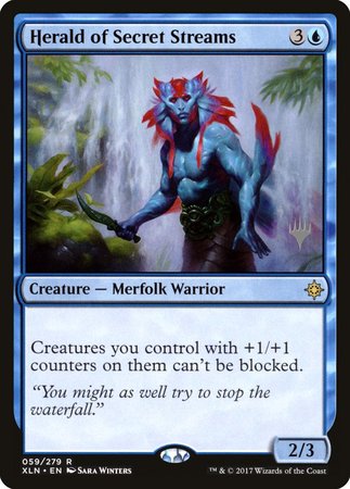 Herald of Secret Streams [Ixalan Promos] | Black Swamp Games