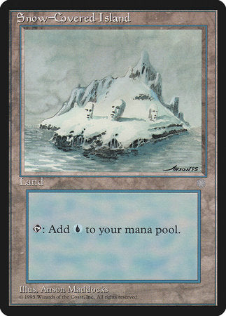 Snow-Covered Island [Ice Age] | Black Swamp Games