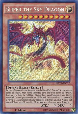 Slifer the Sky Dragon [MVP1-ENS57] Secret Rare | Black Swamp Games