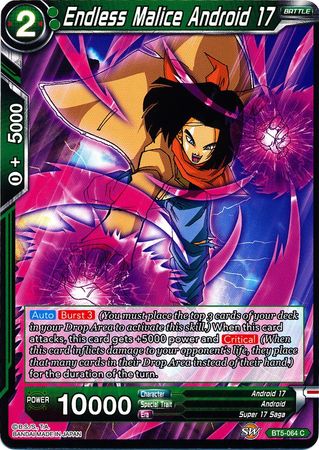 Endless Malice Android 17 (BT5-064) [Miraculous Revival] | Black Swamp Games