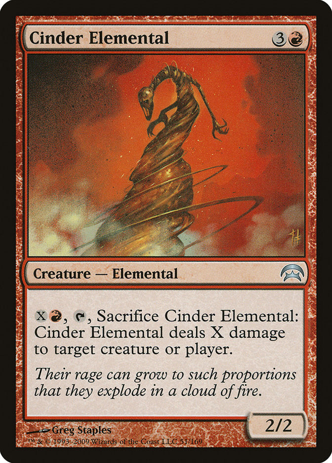 Cinder Elemental [Planechase] | Black Swamp Games