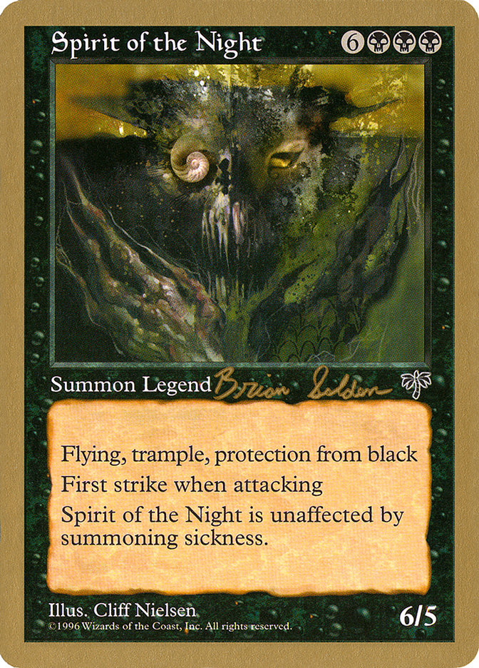 Spirit of the Night (Brian Selden) [World Championship Decks 1998] | Black Swamp Games