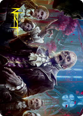 Undead Butler Art Card (Gold-Stamped Signature) [Innistrad: Crimson Vow Art Series] | Black Swamp Games