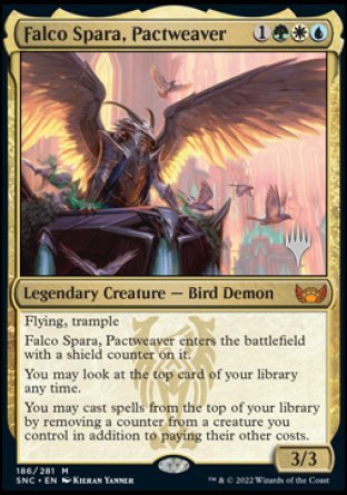 Falco Spara, Pactweaver (Promo Pack) [Streets of New Capenna Promos] | Black Swamp Games