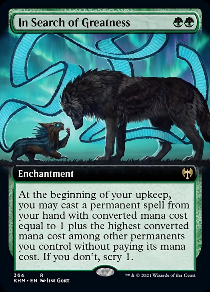In Search of Greatness (Extended Art) [Kaldheim] | Black Swamp Games