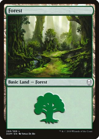 Forest (266) [Dominaria] | Black Swamp Games