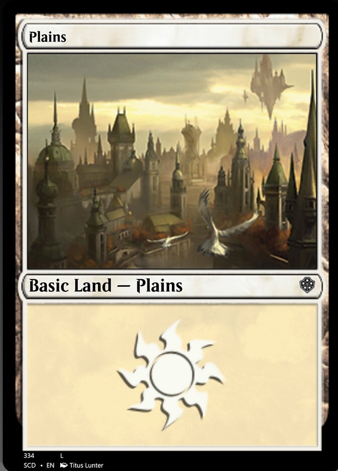 Plains (334) [Starter Commander Decks] | Black Swamp Games