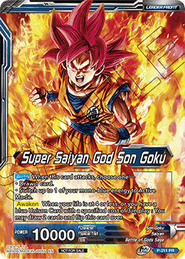 Super Saiyan God Son Goku // SSGSS Son Goku, Soul Striker Reborn (P-211) [Collector's Selection Vol. 2] | Black Swamp Games