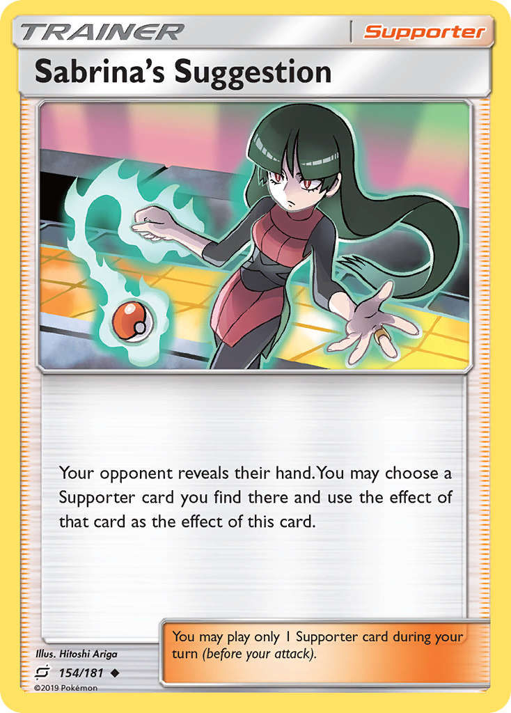 Sabrina's Suggestion (154/181) [Sun & Moon: Team Up] | Black Swamp Games