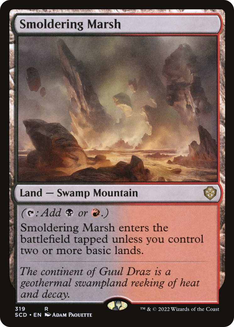 Smoldering Marsh [Starter Commander Decks] | Black Swamp Games