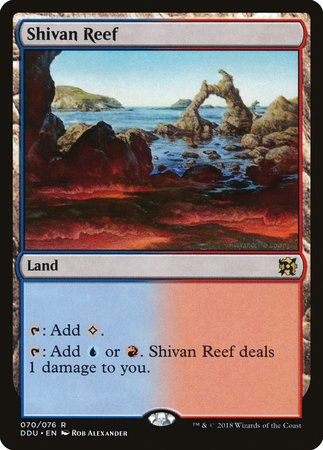 Shivan Reef [Duel Decks: Elves vs. Inventors] | Black Swamp Games