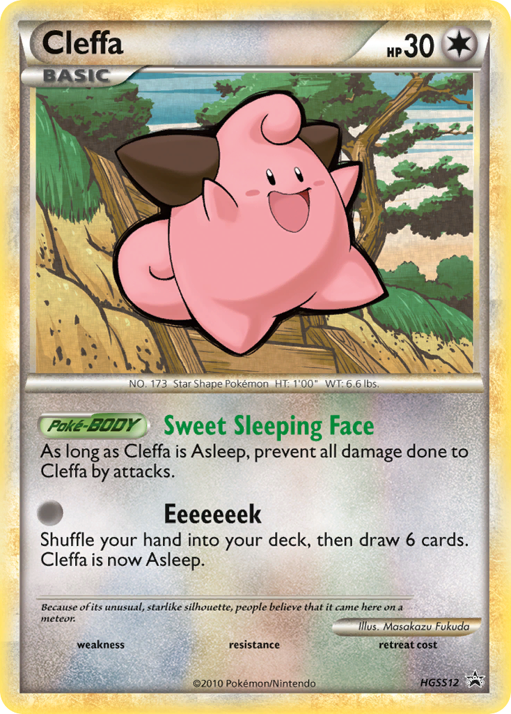 Cleffa (HGSS12) [HeartGold & SoulSilver: Black Star Promos] | Black Swamp Games