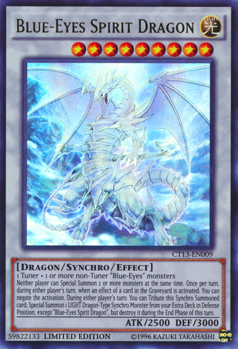 Blue-Eyes Spirit Dragon [CT13-EN009] Ultra Rare | Black Swamp Games