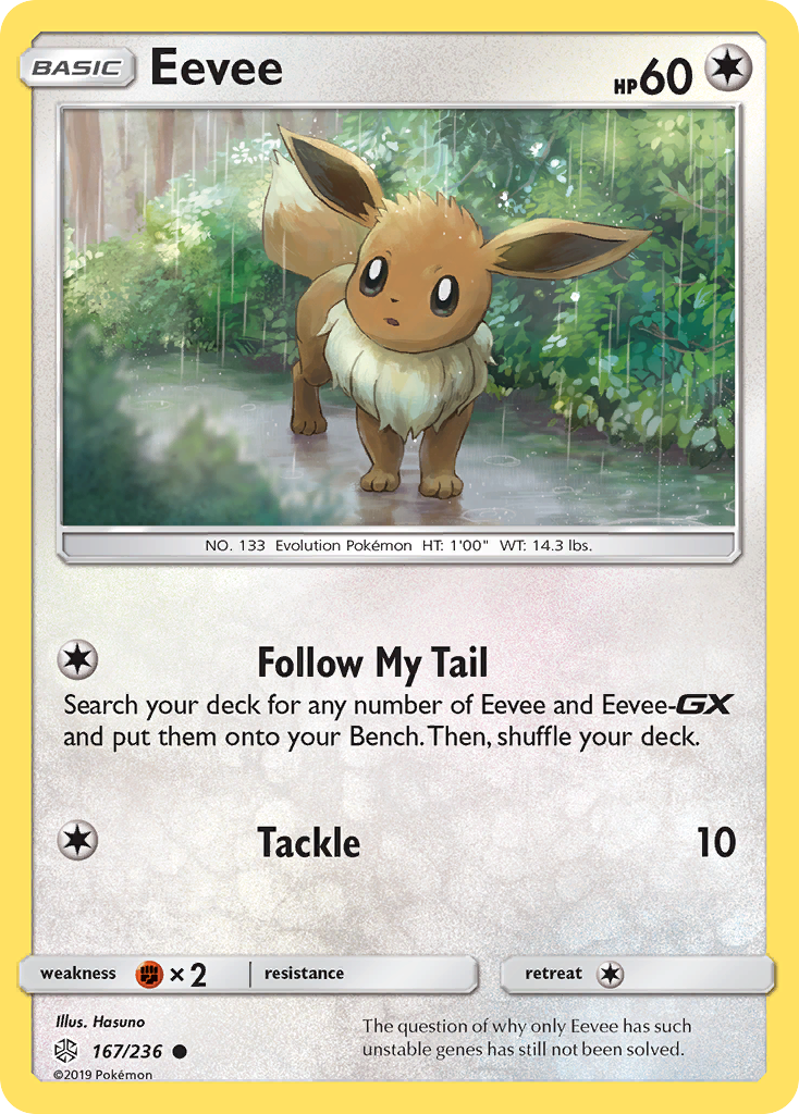 Eevee (167/236) [Sun & Moon: Cosmic Eclipse] | Black Swamp Games