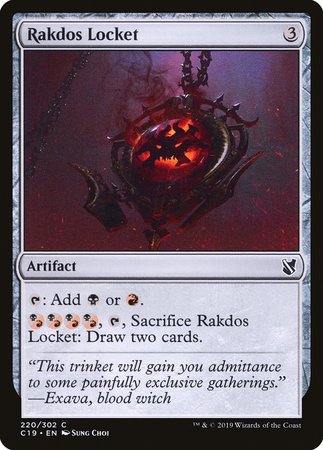 Rakdos Locket [Commander 2019] | Black Swamp Games