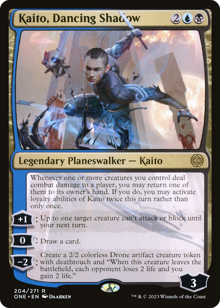 Kaito, Dancing Shadow [Phyrexia: All Will Be One] | Black Swamp Games