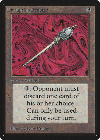 Disrupting Scepter [Limited Edition Beta] | Black Swamp Games