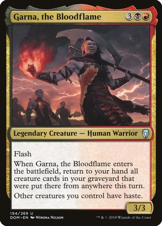 Garna, the Bloodflame [Dominaria] | Black Swamp Games