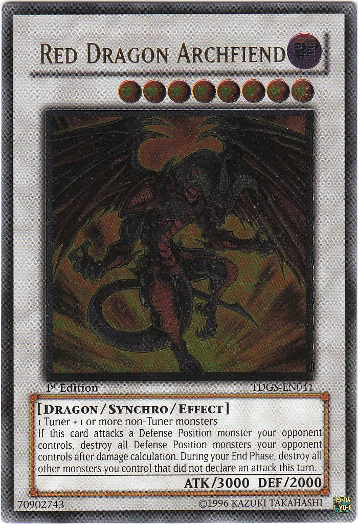 Red Dragon Archfiend [TDGS-EN041] Ultimate Rare | Black Swamp Games