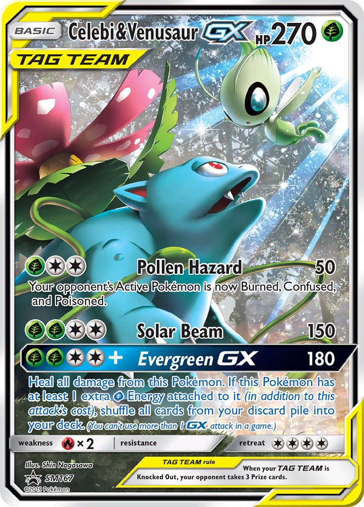Celebi & Venusaur GX (SM167) [Sun & Moon: Black Star Promos] | Black Swamp Games
