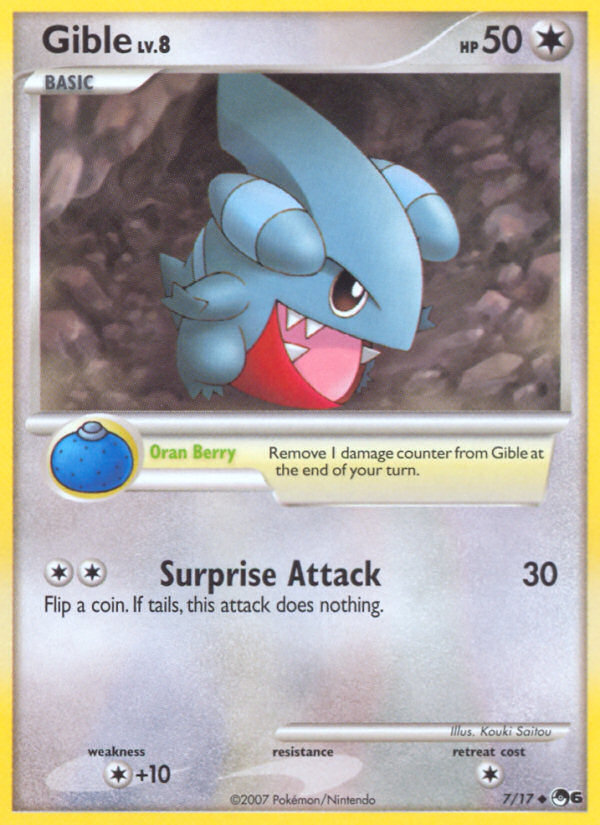 Gible (7/17) [POP Series 6] | Black Swamp Games