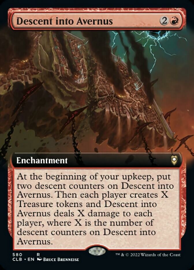 Descent into Avernus (Extended Art) [Commander Legends: Battle for Baldur's Gate] | Black Swamp Games