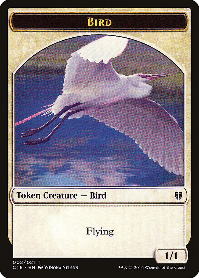 Bird (002/021) [Commander 2016 Tokens] | Black Swamp Games