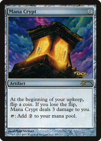 Mana Crypt [Judge Gift Cards 2011] | Black Swamp Games