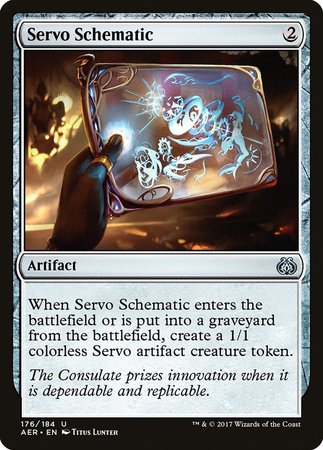 Servo Schematic [Aether Revolt] | Black Swamp Games