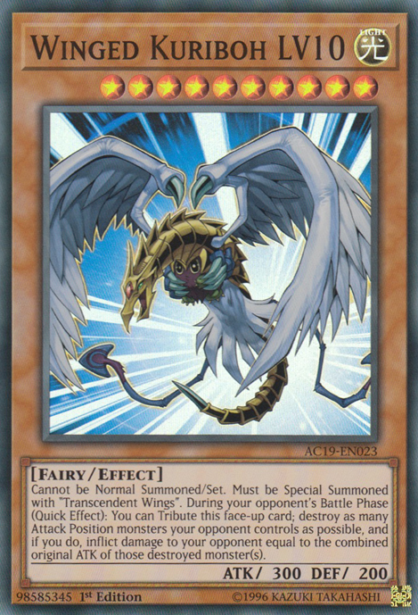 Winged Kuriboh LV10 [AC19-EN023] Super Rare | Black Swamp Games