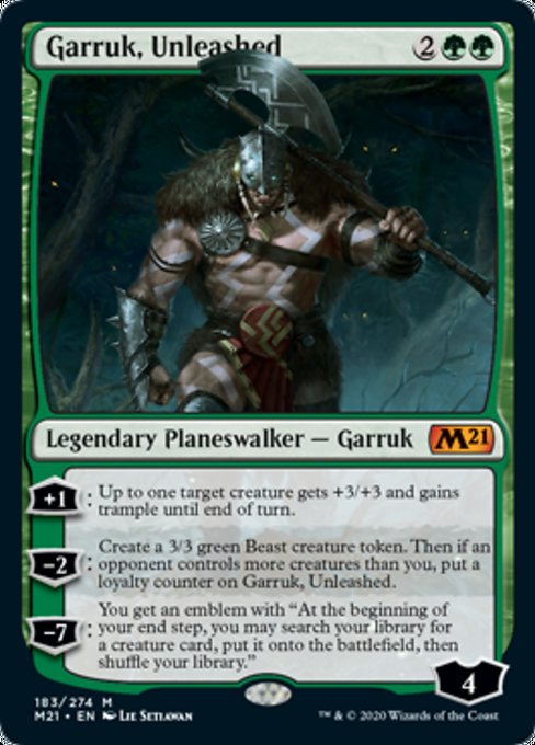 Garruk, Unleashed [Core Set 2021] | Black Swamp Games