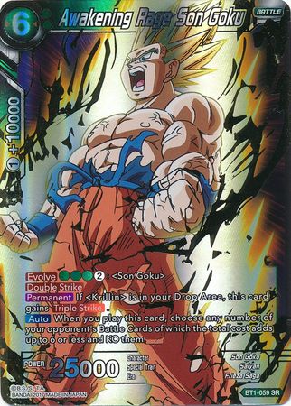 Awakening Rage Son Goku [BT1-059] | Black Swamp Games