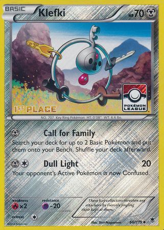 Klefki (66/119) (League Promo 1st Place) [XY: Phantom Forces] | Black Swamp Games