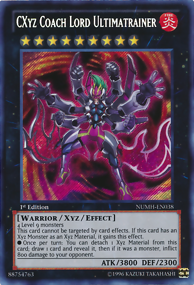 CXyz Coach Lord Ultimatrainer [NUMH-EN038] Secret Rare | Black Swamp Games