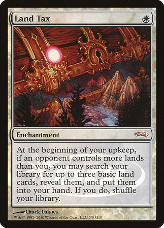 Land Tax [Judge Gift Cards 2010] | Black Swamp Games