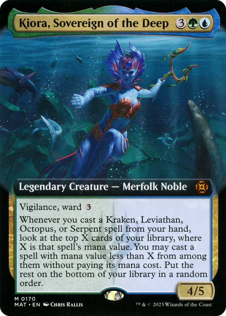 Kiora, Sovereign of the Deep (Extended Art) [March of the Machine: The Aftermath] | Black Swamp Games
