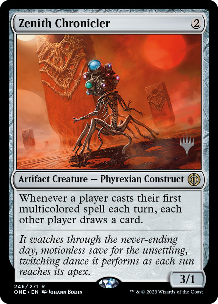 Zenith Chronicler (Promo Pack) [Phyrexia: All Will Be One Promos] | Black Swamp Games