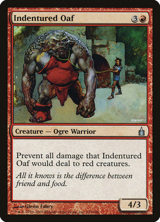 Indentured Oaf [Ravnica: City of Guilds] | Black Swamp Games