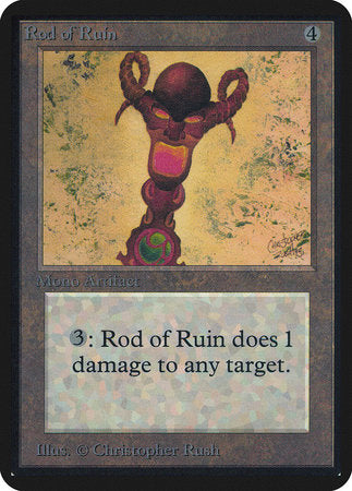 Rod of Ruin [Limited Edition Alpha] | Black Swamp Games